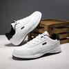 Shoes for Lace Up Footwear Vulcanized Men Leather Sneaker Casual Comfortable Non-Slip  Sports Shoes Men Outdoor Footwear Tennis