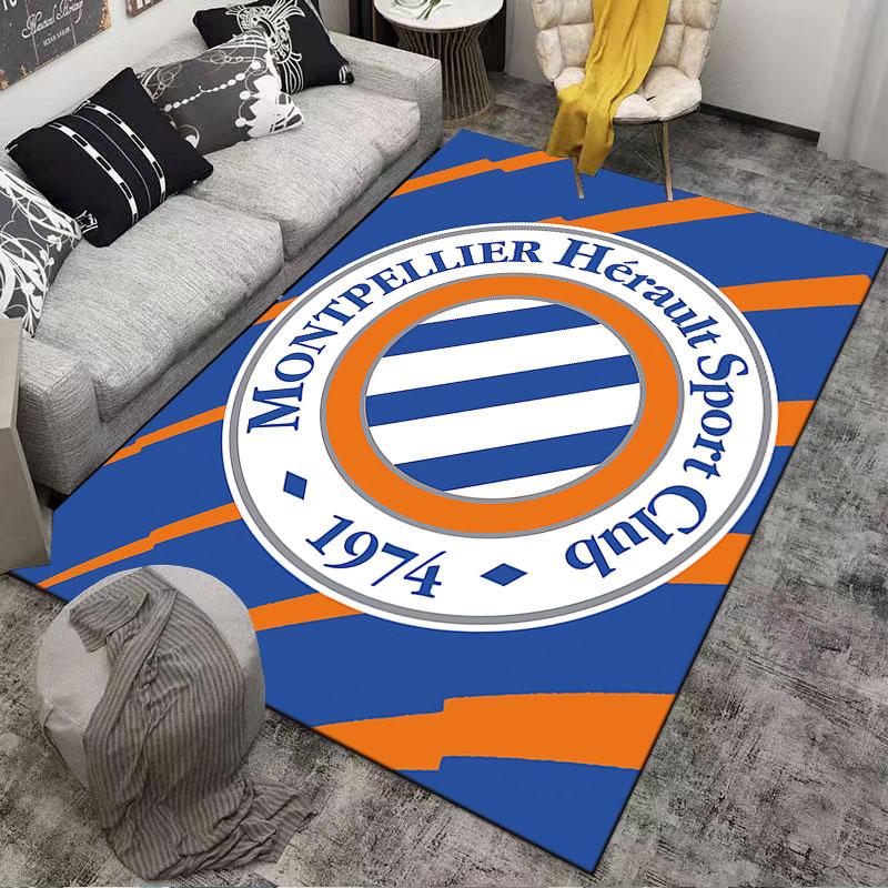 Montpellier 1974 Logo Carpet suitable as a non-slip mat for the living room or bedroom sofa