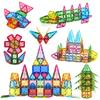 Magnetic Blocks 88PCS Transparent Color Educational Toy Magnetic Blocks Building Blocks Ages Christmas Safe ABS Japanese Instruction Manual 7.5cm 3,