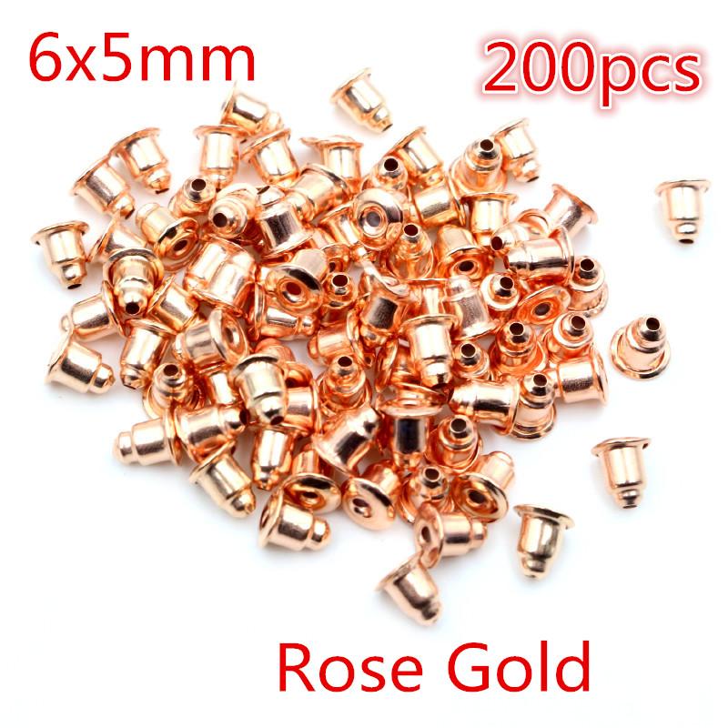 Multi-colors Metal and Plastic Earring Back Plug Cap Nail Accessories Anti-allergic Anti-inflammatory DIY Jewelry Accessories