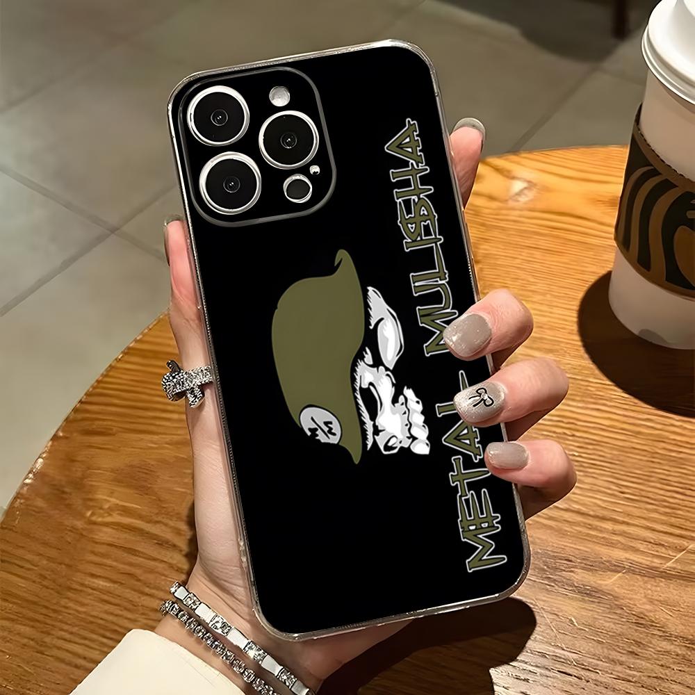 Motocross Metal Mulisha Phone Case For Iphone 15 Pro Max 14 16 Plus 12 11 13 Mini 7 8 X XR XS SE Transparent Back Cover