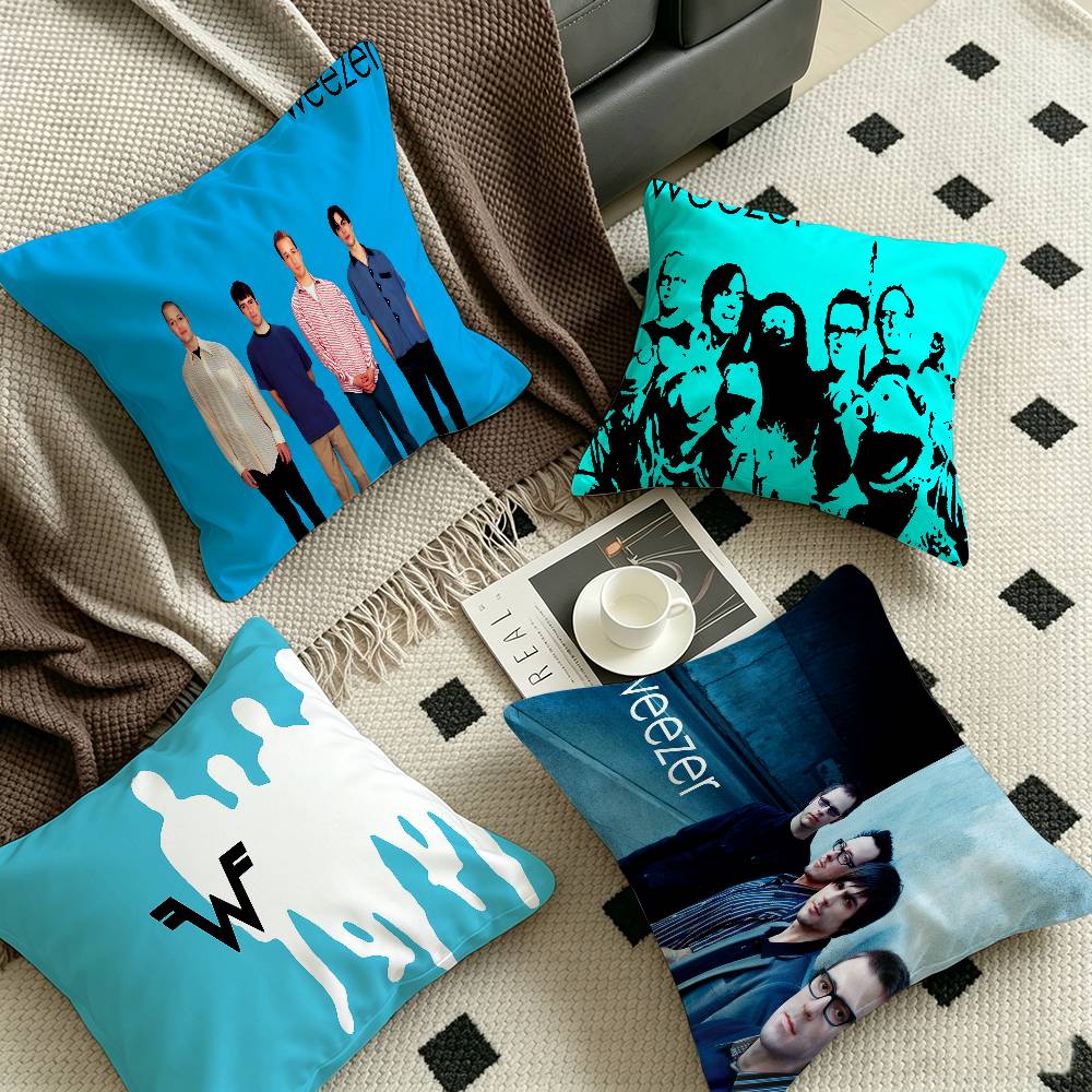 Rock Band W-Weezer Cushion Cover Decorative Pillow Sofa Home Decor case pillow cases