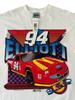 Vintage Bill Elliot Nascar T Shirt Men’s XL Racing 90’s Deadstock White