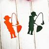 Fishing Man Die Cuts Fishing Cutting Dies Embossing Tool for DIY Scrapbooking