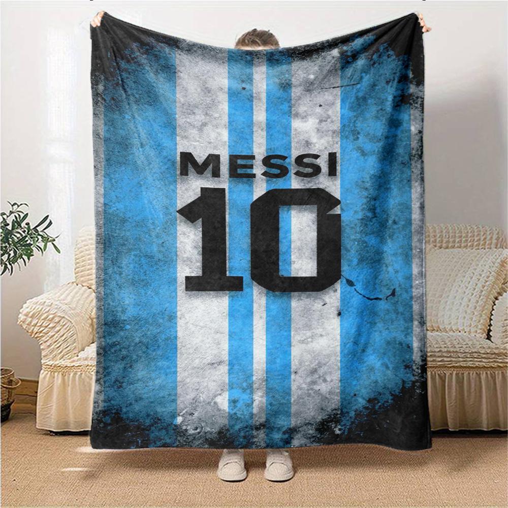 Passion Driven Soccer Star printed flannel breathable and warm blanket, a stylish home gift, suitable for home, office and bedspread use. 15a187