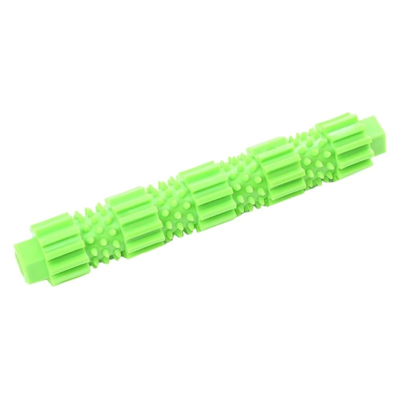 Durable Dog Chew Toy Featuring Dental Cleaning Spikes and Treat Dispenser Promotes Orals Health Easyly to Clean
