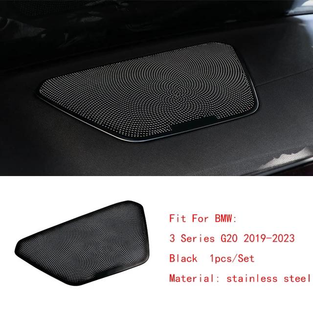 For BMW 3 Series G20 - Steel Speaker Trim Cover Car Door Speakers Stereo Decorate Cover