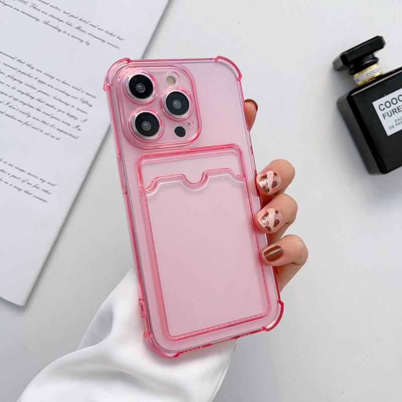 Suitable 16pm Apple Phone Case New Card Insertion Protective IPhone 15promax Anti Drop Bag