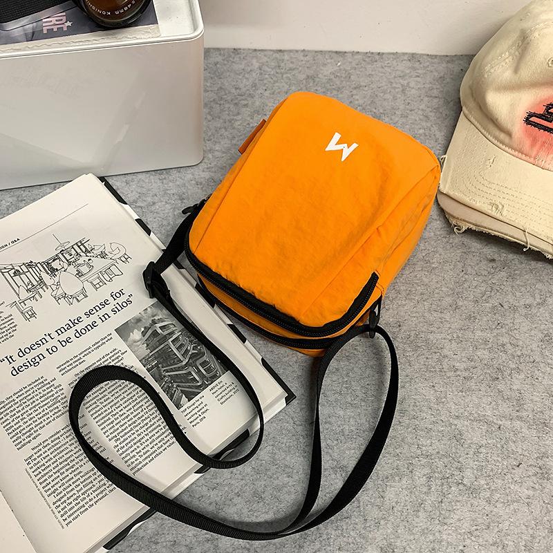 

Simple Summer Outdoor Shoulder Messenger Bag Men S And Women S Sports Hiking Small Square Bag Travel Leisure Mobile Phone Bag оранжевый