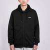 Li Ning Solid Color Hooded Logo Casual Knit Sports Hoodie Men Hoodies Black AWDTD95-1