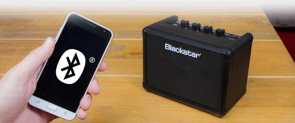 BLACKSTAR FLY3 Compact Guitar Ideal for Home Portable Bluetooth-Equipped Amplifier, Practice, Speaker, Battery-Powered