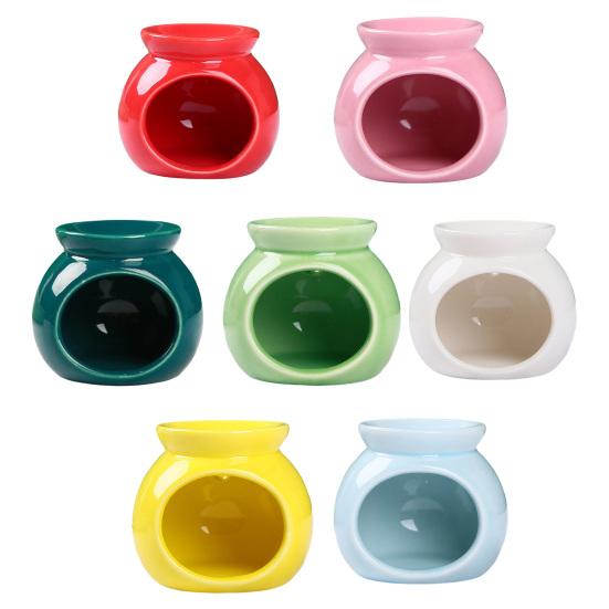 Essential Oil Burner Small Ceramic Tealight Candle Holder Scented Wax Melt