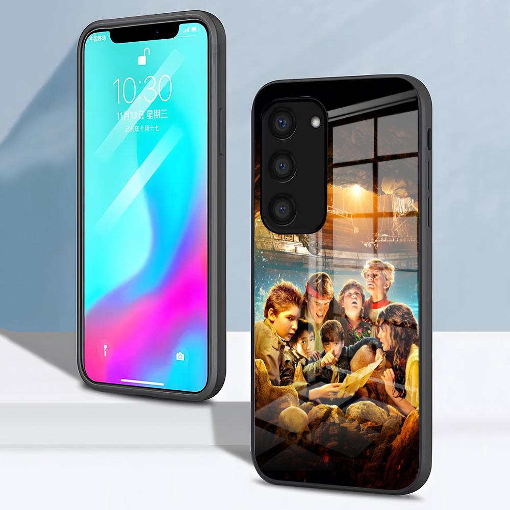 The Goonies Phone Case For Samsung S26 S25 S24 FE S23 S22 S21 Plus S20 Ultra Note20Ultra Black Glass Cover