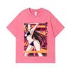 275 GSM Washed T-shirts 100% Cotton One Piece V39 Boa Waifu Print Unisex Heavy Cotton T Shirt