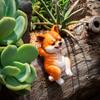 Dog Ornament Resin Animal Dog Figurine Bonsai Mini Plants Garden Hanging Pot Decor Decoration