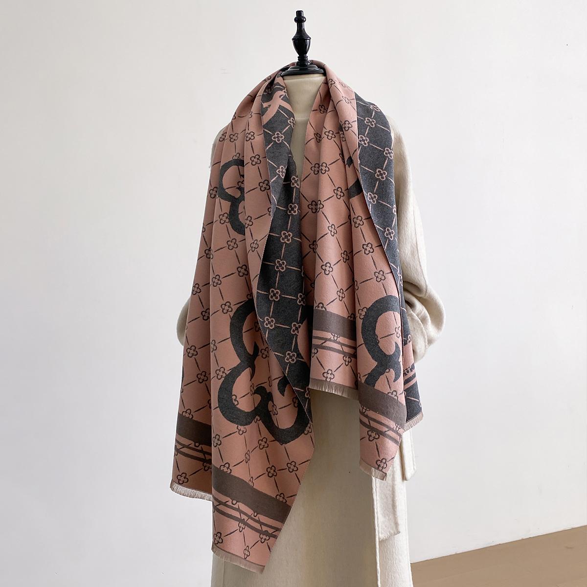 Women S Winter Versatile Trendy High-End Feel Faux Sheepskin Office Air Conditioner Scarf Thickened Warm Neck Warmer