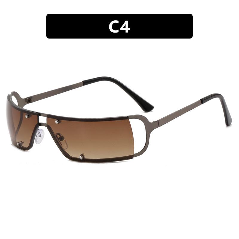 Square Y2K Women's Sunglasses Vintage Small Rectangle Lens Female Hottie Sun Glasses Men Retro Oculos Future Technology Eyewear