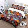 Colorful Geometric Floral Bedding Bedding Duvet Cover Set Duvet Cover Pillowcases (1 * Duvet Cover 2 * Pillowcases, without duvet insert)