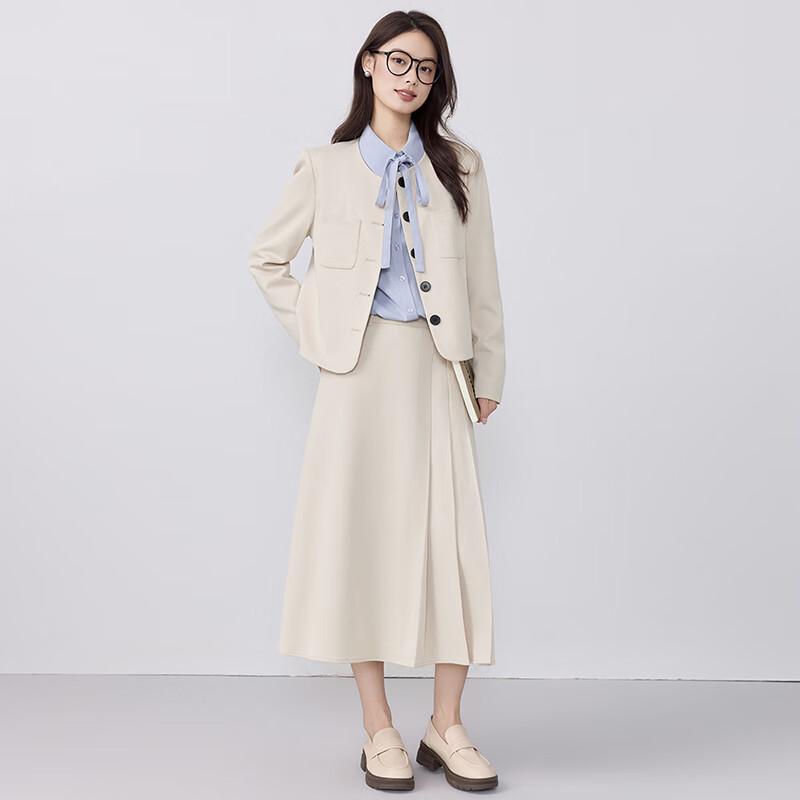 Treuilman Women's Chic Office Suit Two-Piece Set