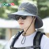 CARTELO Sun Hat for Men, Wide Brim UV Protection Hat, Breathable Foldable Outdoor Sun Hat for Summer Fishing Hiking Fisherman Hat