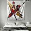God Eater Wall Tapestry Aesthetic Wall Hanging Printed Fabric Blanket Decorative Tapestries for Bedroom Living Room Home Decor