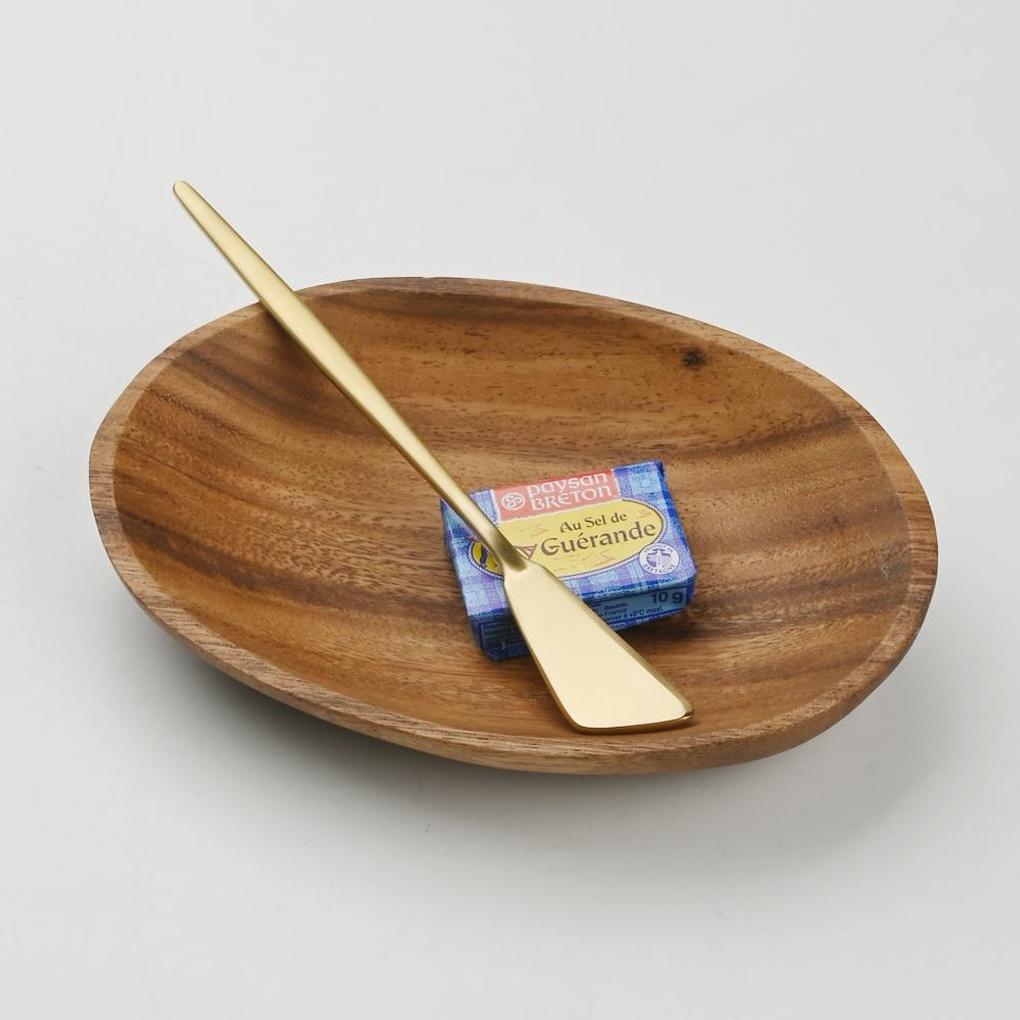 Abella Matte Stainless Steel Butter Knife Gold