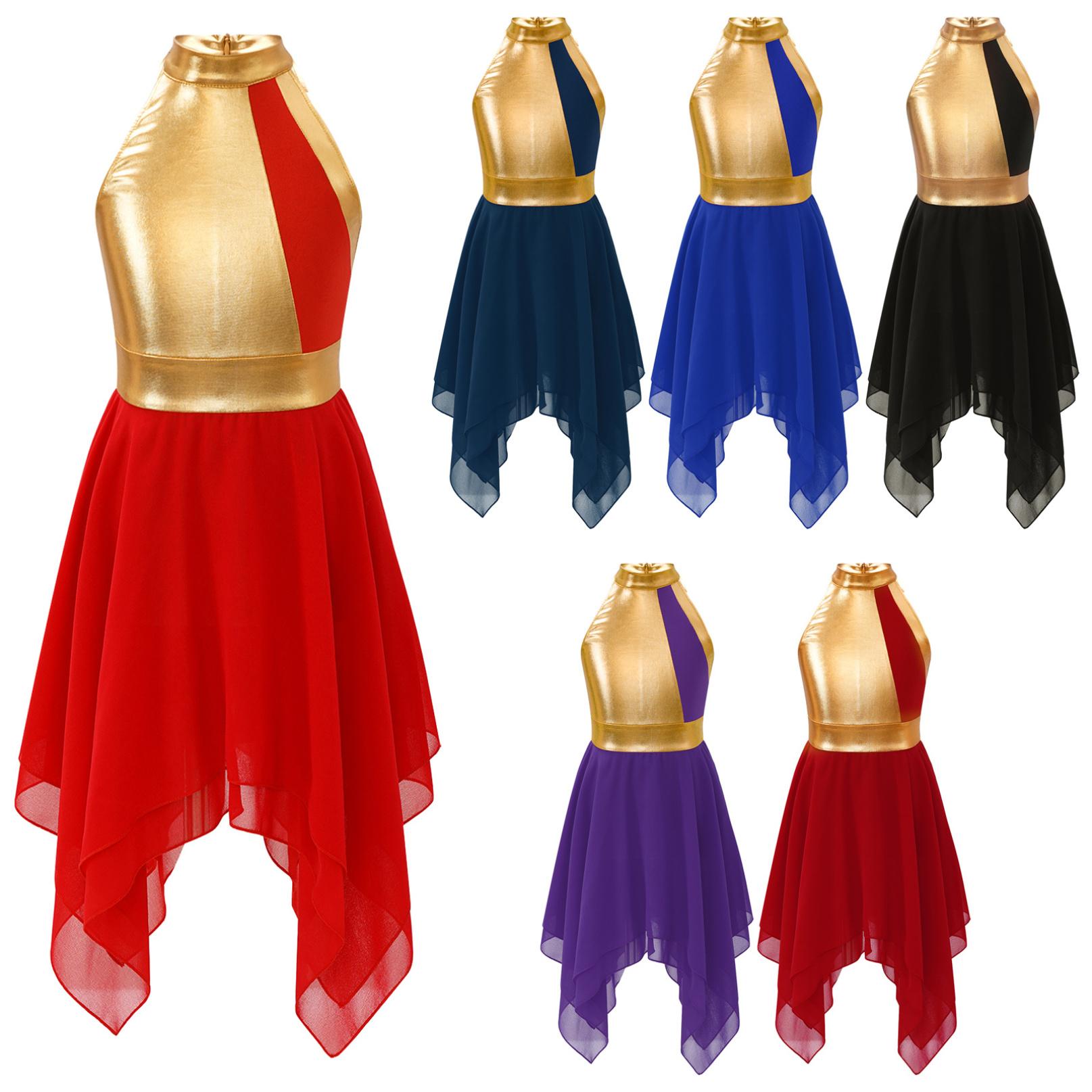 

Дівчата, туніка, спідниця, літургійний богослужебний костюм, танцювальний одяг, шифон, лірична церква, танцювальна сукня з кольоровими блоками. 5-6 Years червоний