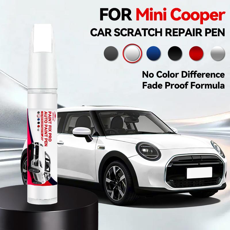 Per Mini Cooper 1990-2026 Penna per Riparazione Vernice Ritocco Rimuovi Graffi Fai da te Accessori Auto Nero Bianco Argento Grigio Blu Rosso