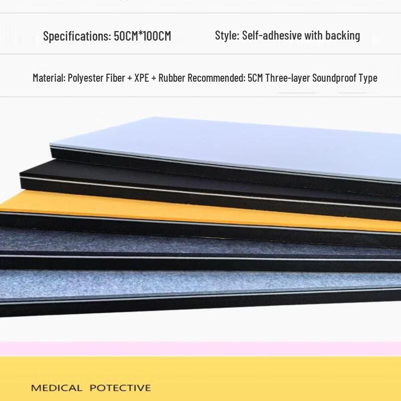 Jundingying Self-Adhesive Damping Soundproof Panel
