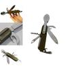 Camping Multifunctional Portable Folding Stainless Steel Tableware Cutlery