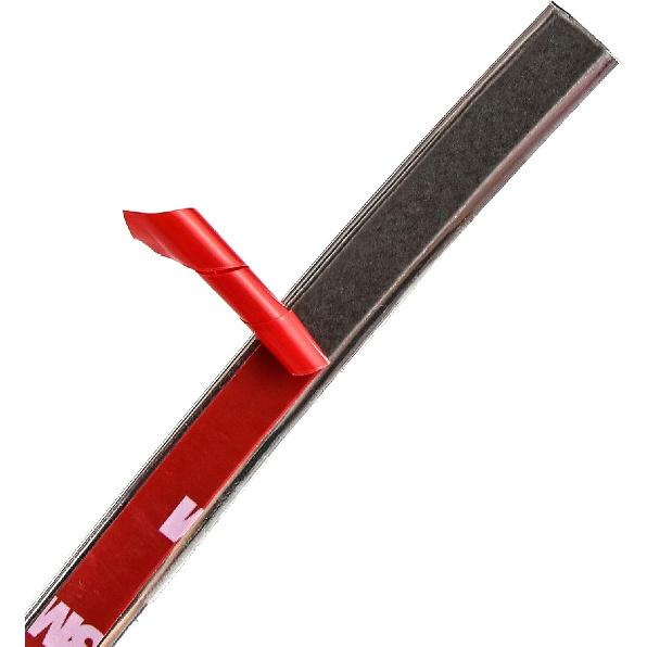 QWORK Automotive Chrome Trim Molding, 1/2 Inch Wide 26FT DIY Moulding Trim Strip Line Decoration For Car/Truck Door Window Side Scratchproof