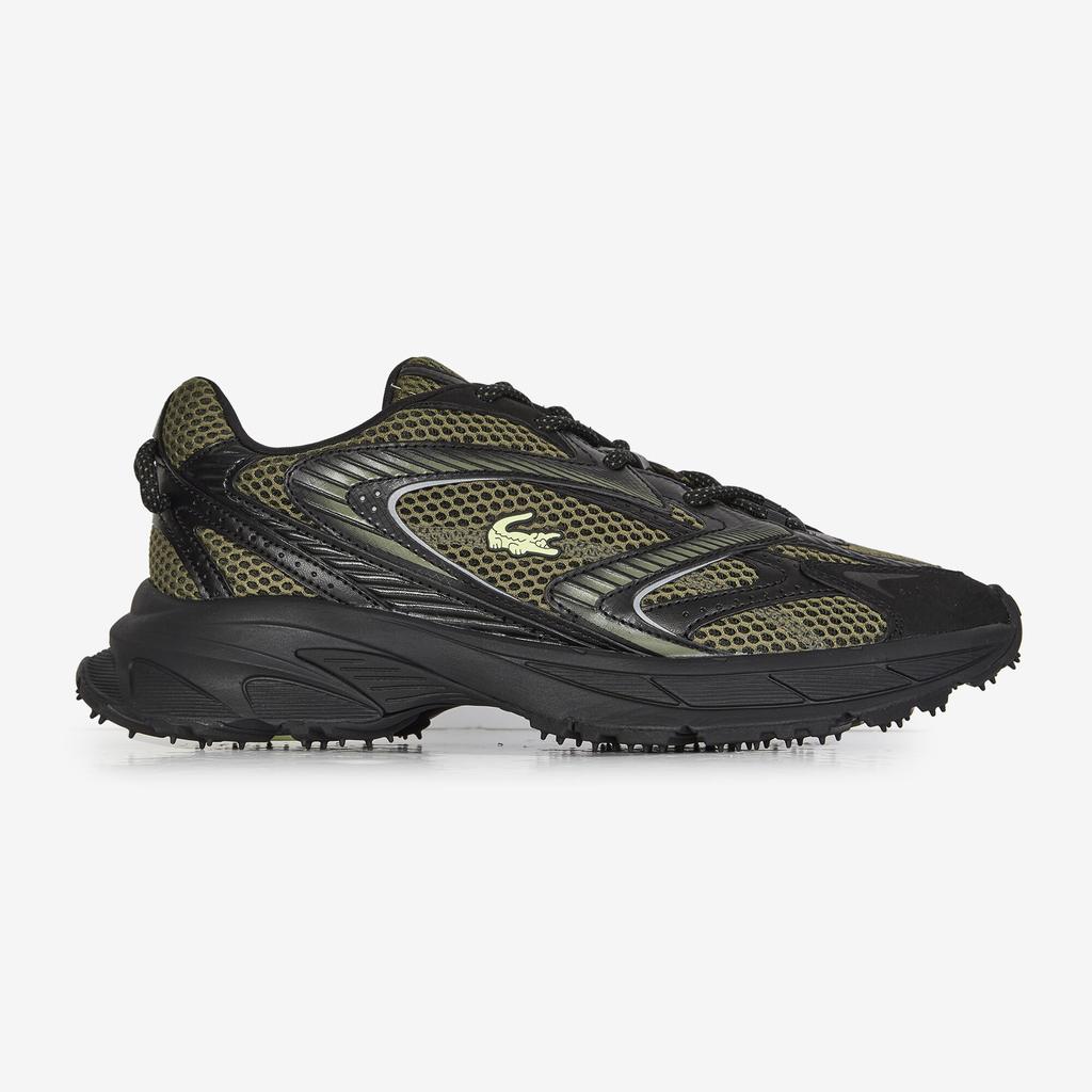 Lacoste L003 Neo Shot sneakers oversized midsole Khaki/Black