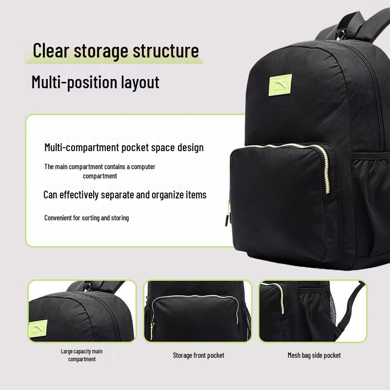 Anta Unisex Large Capacity Backpack 22L