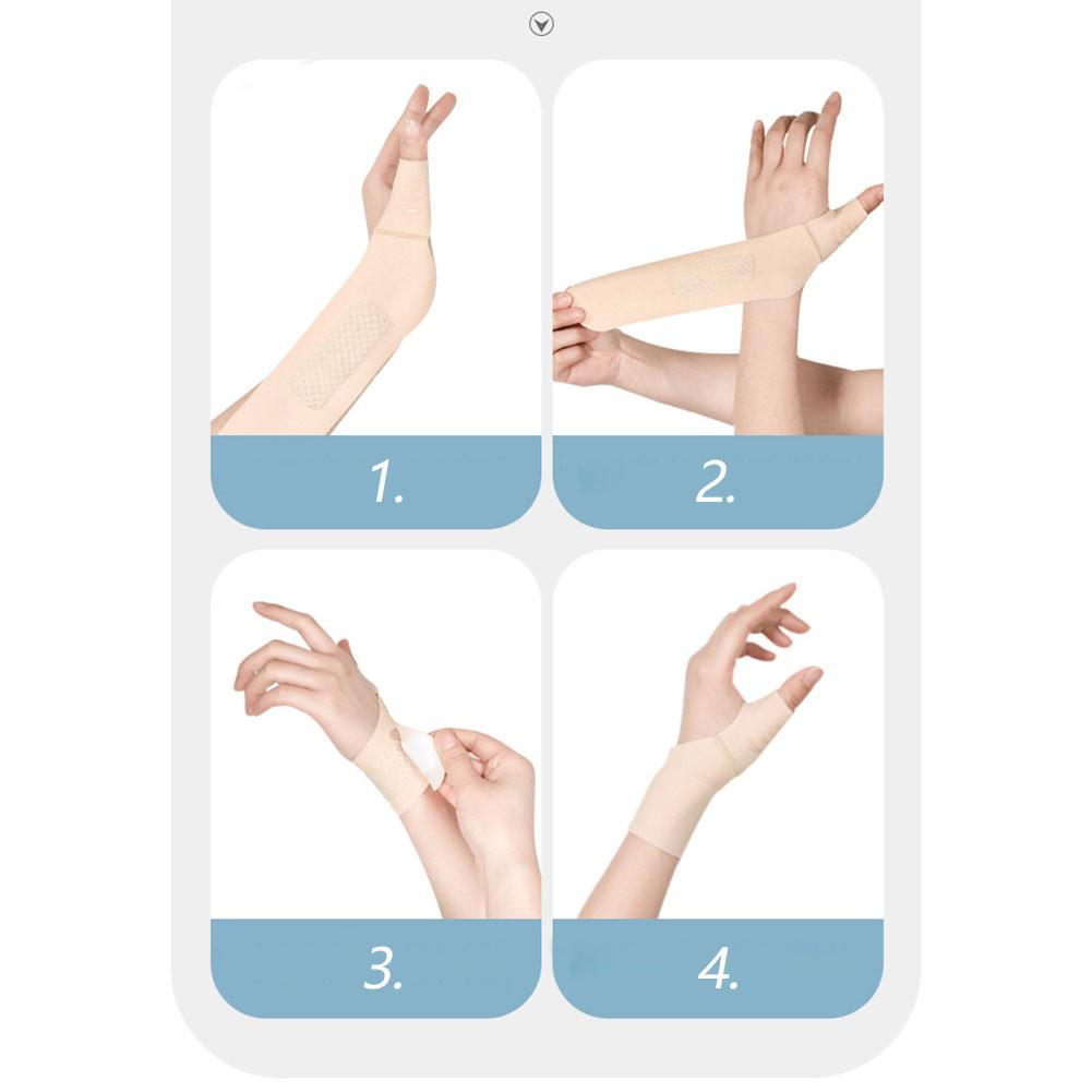 1 Pezzo Tutore Polso Pollice Compressione Supporto Traspirante Per Tenosinovite Dolore Articolare Sollievo Fissazione Protettore