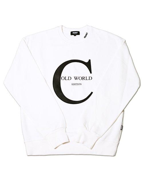 Свитшот Respect Heavyweight Cold World (белый) White/L