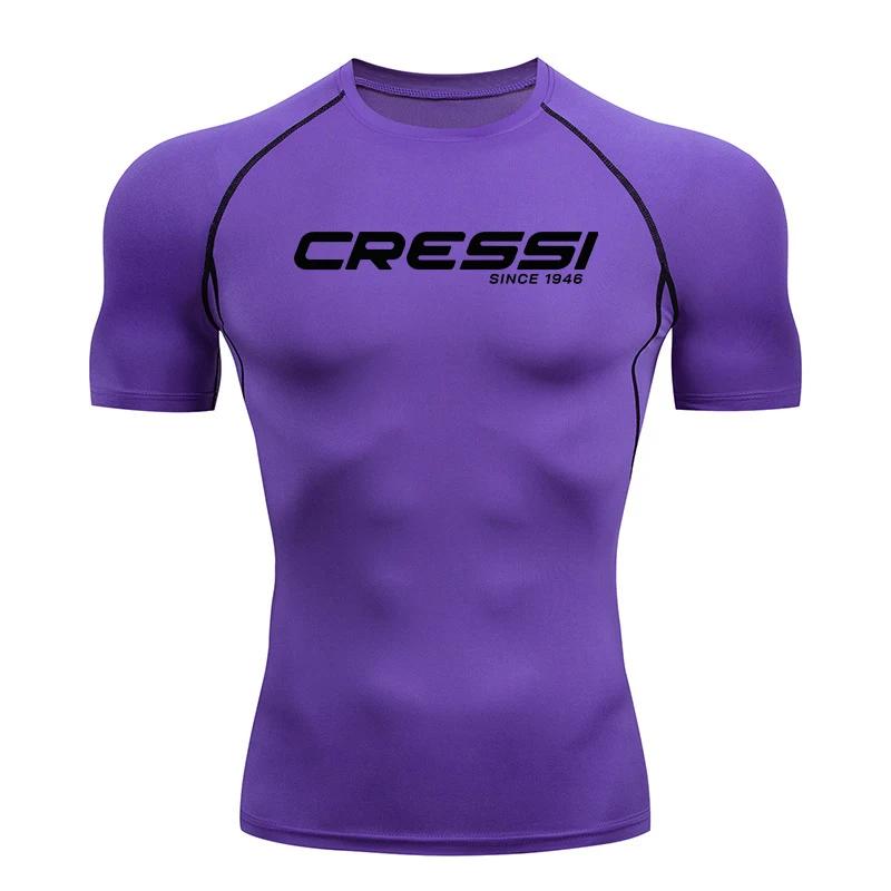 Camiseta de protección solar para surf de hombre, traje de buceo, protección contra erupciones, traje de baño, manga corta ajustada, natación, flotante, protección UV, traje de buceo