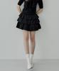 HYBERNAT Cotton Frill Skirt Black