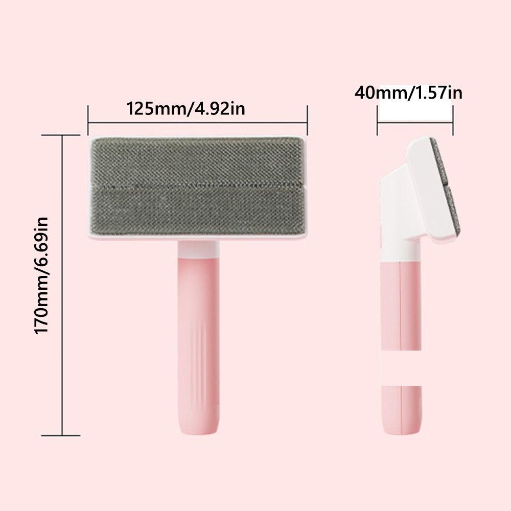 Removable Handle Pet Hair Remover Multifunctional Pet Comb Dust Sticky Cleane Cling Fur Zapper Portable Hairball Remover Brush