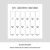 Personalized Children's Growth Photo Frame for Passport, Graduation, and ID Photos