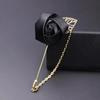 New Men's Advanced Chic Brooches Leaf Rabbit Pin Suit Shawl Lapel Pins Uxedo Corsage Hat Shirt Collar Pin Party Daily Accessory