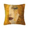 Gustav Klimt Kunst Kissenbezug Druck Kissenbezug Neuheit Kissenhülle für Sofa Couch Bett Wohnzimmer