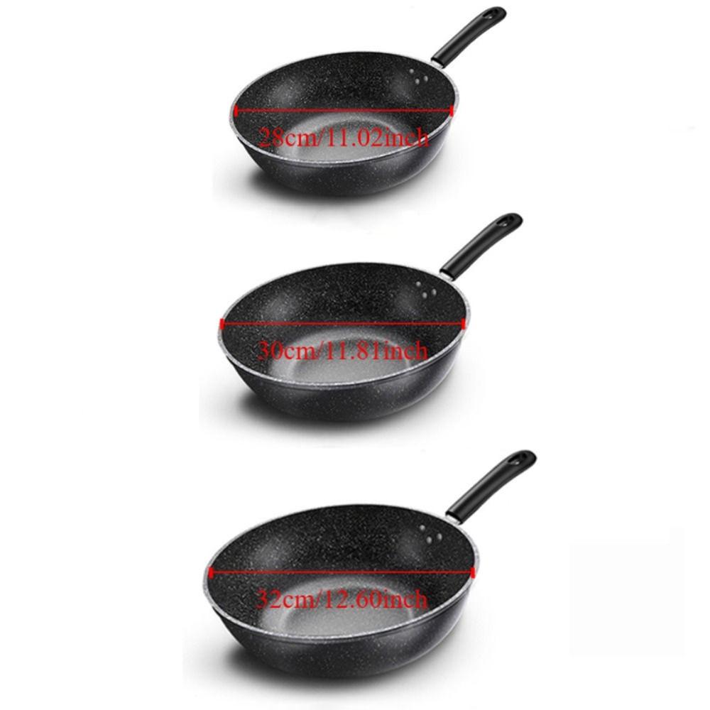 Non-Stick Frying Pan Universal Wok Lightweight Stir-Fry Pan  Cooking