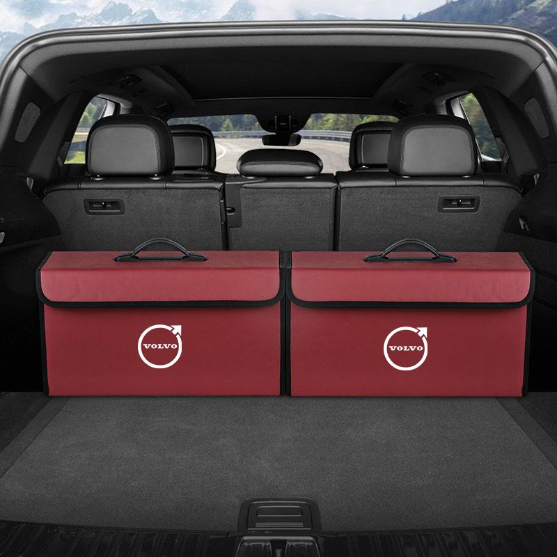 Large Capacity Storage Box Portable Car Trunk Organizer Tools For Volvo ES90 EC40 EX40 EM90 XC90 V90 V60 XC60 V40 S80 S60 S90 C4