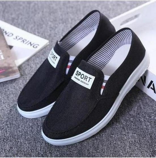 2023 Popular Canvas Men's Slip-On Low-Top Sneakers