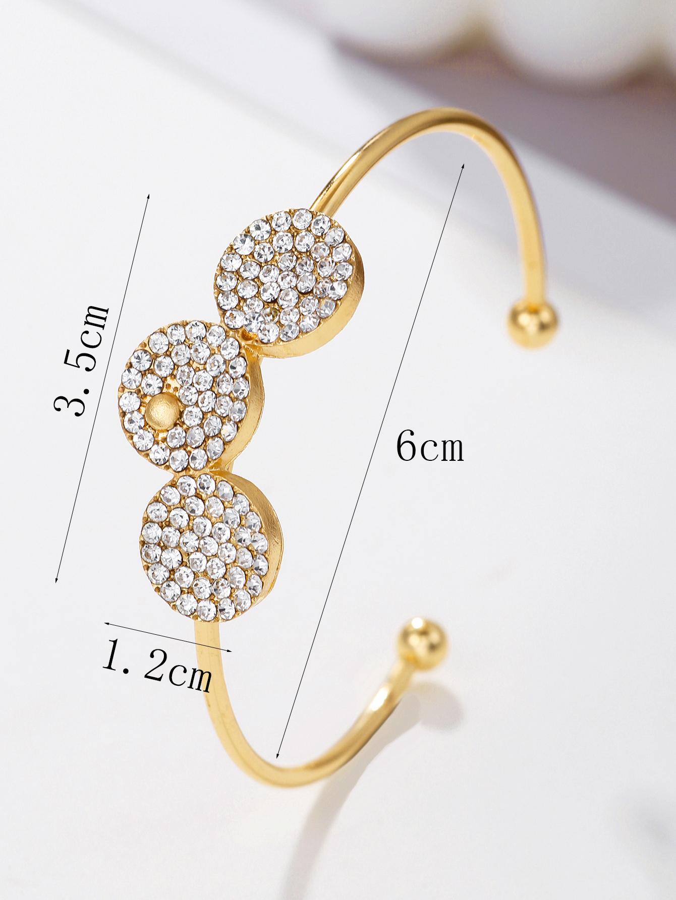 

Женский персонализированный круглый элегантный браслет с открытым браслетом