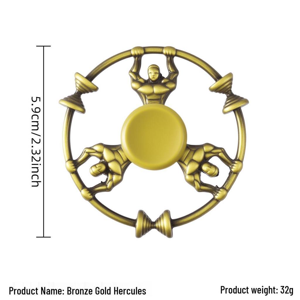 Ancient Bronze Zinc Alloy Cross Fingertip Spinner - EDC Decompression Toy  