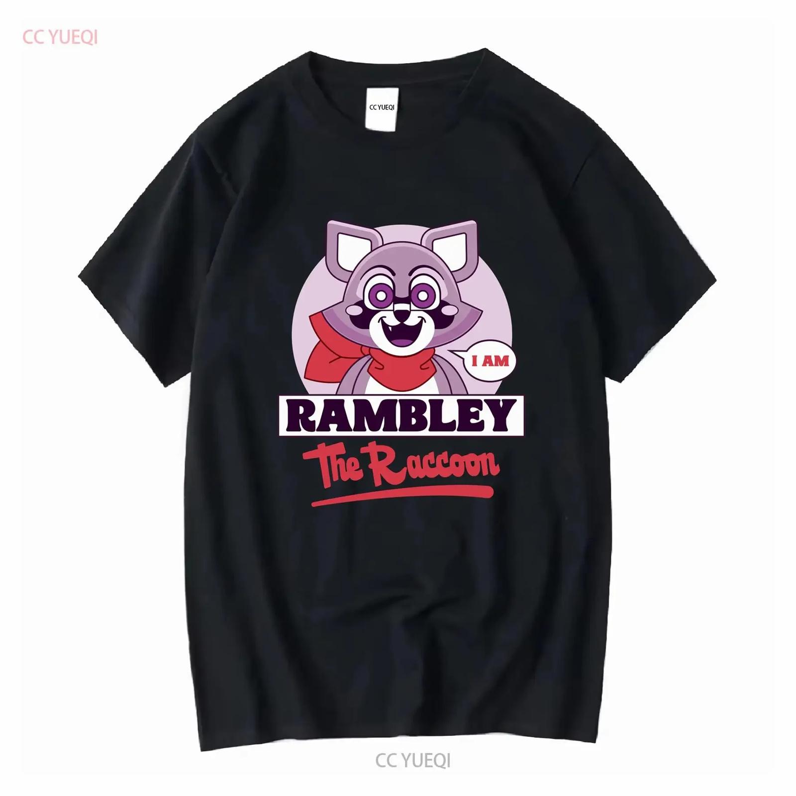 Rambley The Raccoon Vintage T Shirt Indigo Park Video Game Gaming Gamer Finley Sea Serpent Survival long or short sleeves Soft XXXXXL разноцветный