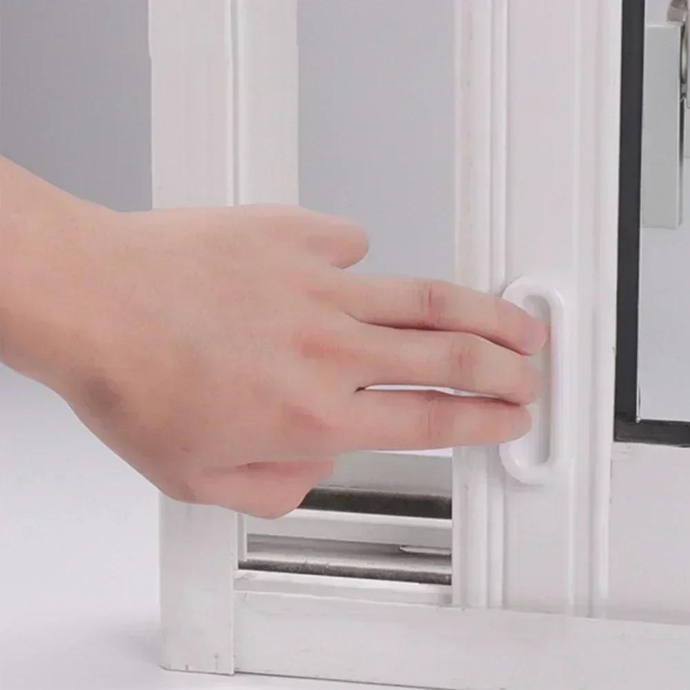 2Pair Door Handles for Cabinets Wardrobes Glass Drawers Plastic Material Suitable for Various Furniture Applications