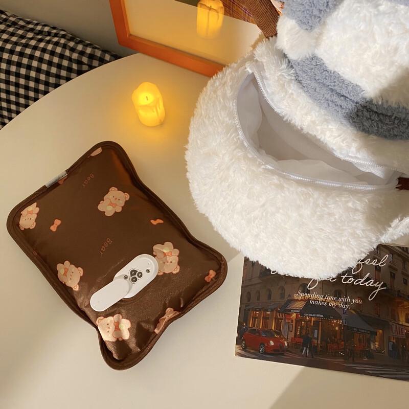 Niedlicher Schneemann Wiederaufladbare Wärmflasche