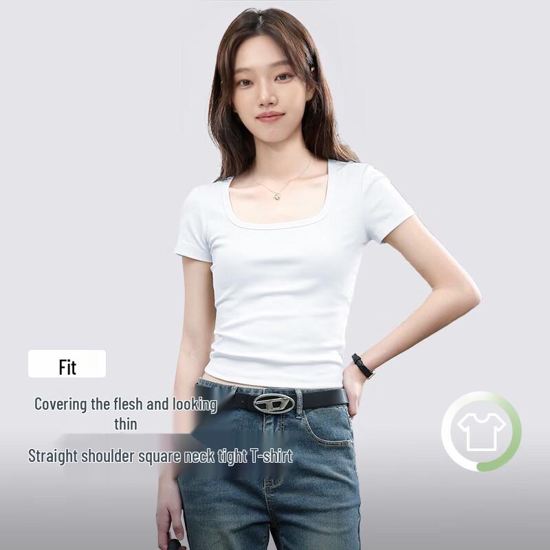 Warrior Women's Square Neck Short Sleeve T-Shirt